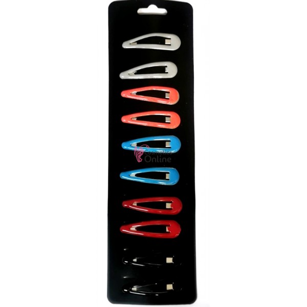 Clipsuri metalice pentru coafor CLP29, set 10 bucati